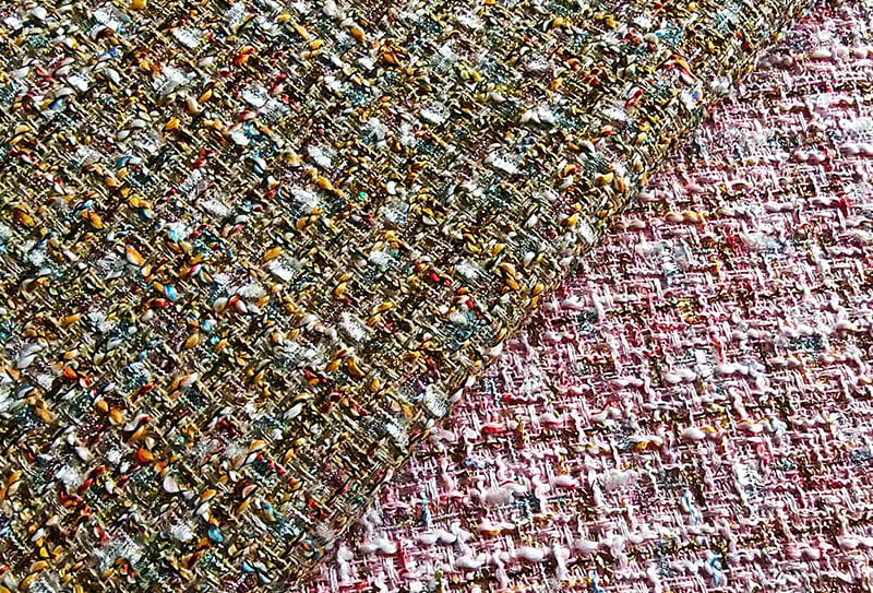 450 mg 148 cm Tweed-Stoff/Chanel-inspirierter Stoff, geeignet für Handtaschen/Schuhe 1722